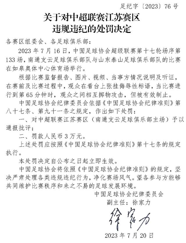 关于中国足球协会开展全国楼市广告投诉专项监督检查的信息